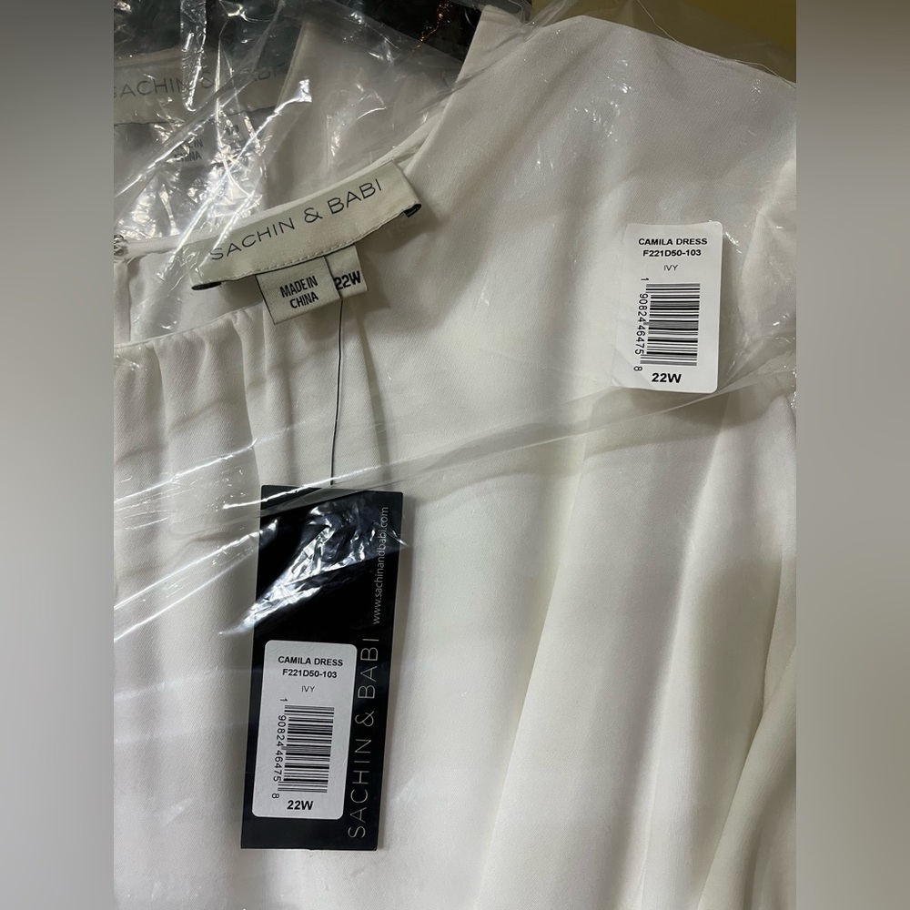 New Sachin & Babi Camila Dress – Ivory – Sizes 10, 18W & 22W - Picture 9 of 9